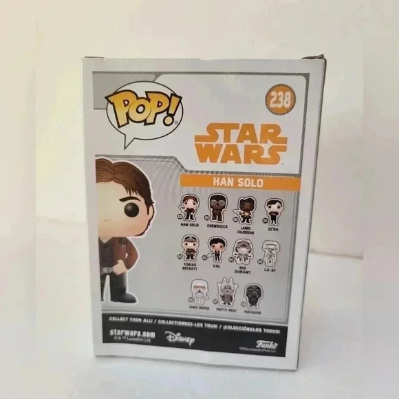 Han Solo Star Wars Funko Pop #238 NWT - Picture 2 of 3